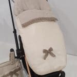 Ver comprar saco silla de paseo universal color natural beige rima marca paz rodriguez ver precio en descuento online