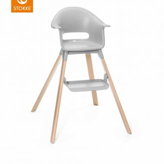 Stokke Clikk High Chair, Natural, Cloud Grey gris nube ver precio características